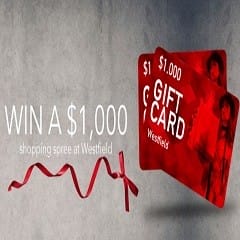 Win a $1000 Westfield Gift Card