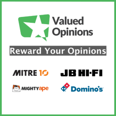 Free vouchers with Valued Opinions