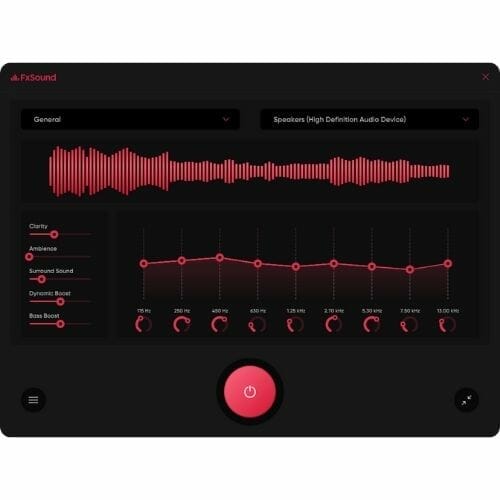 Free FxSound Software for PC