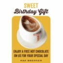 Free Max Brenner Hot Chocolate on Your Birthday