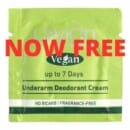 Free Vegan Underarm Deodorant Cream