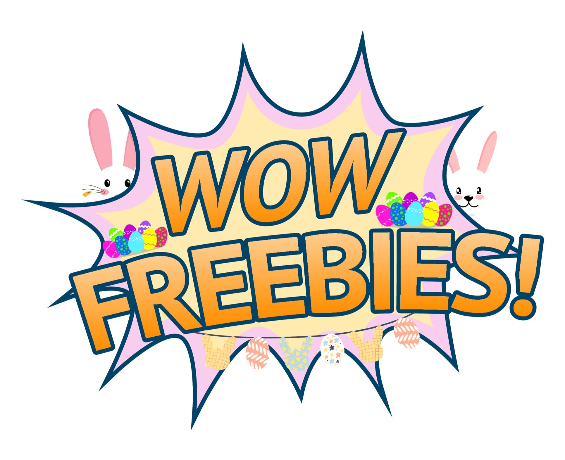 WOW Freebies Easter Logo
