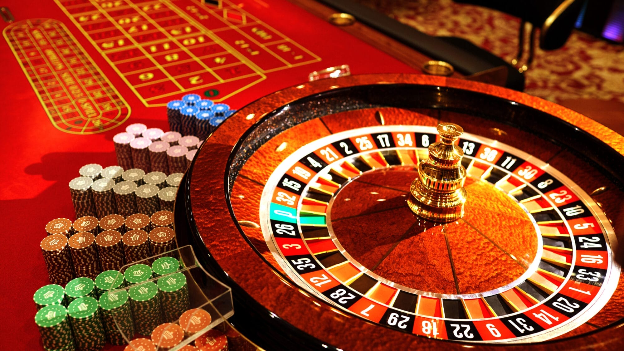 Roulette table image
