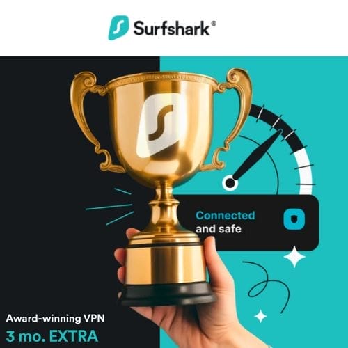 86% Off VPN from Surfshark + 3 Extra Discounted Months