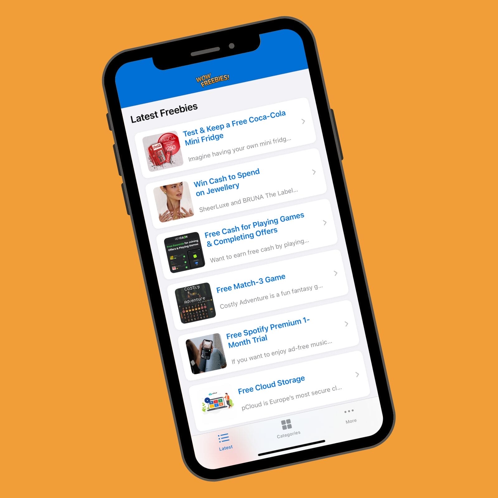 WOW Freebies Mobile App